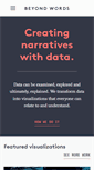 Mobile Screenshot of beyondwordsstudio.com