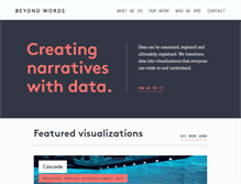 Tablet Screenshot of beyondwordsstudio.com